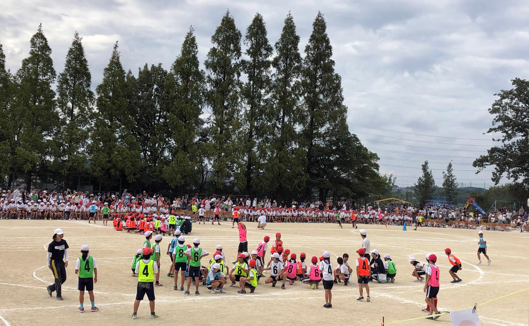 東小学校運動会の様子