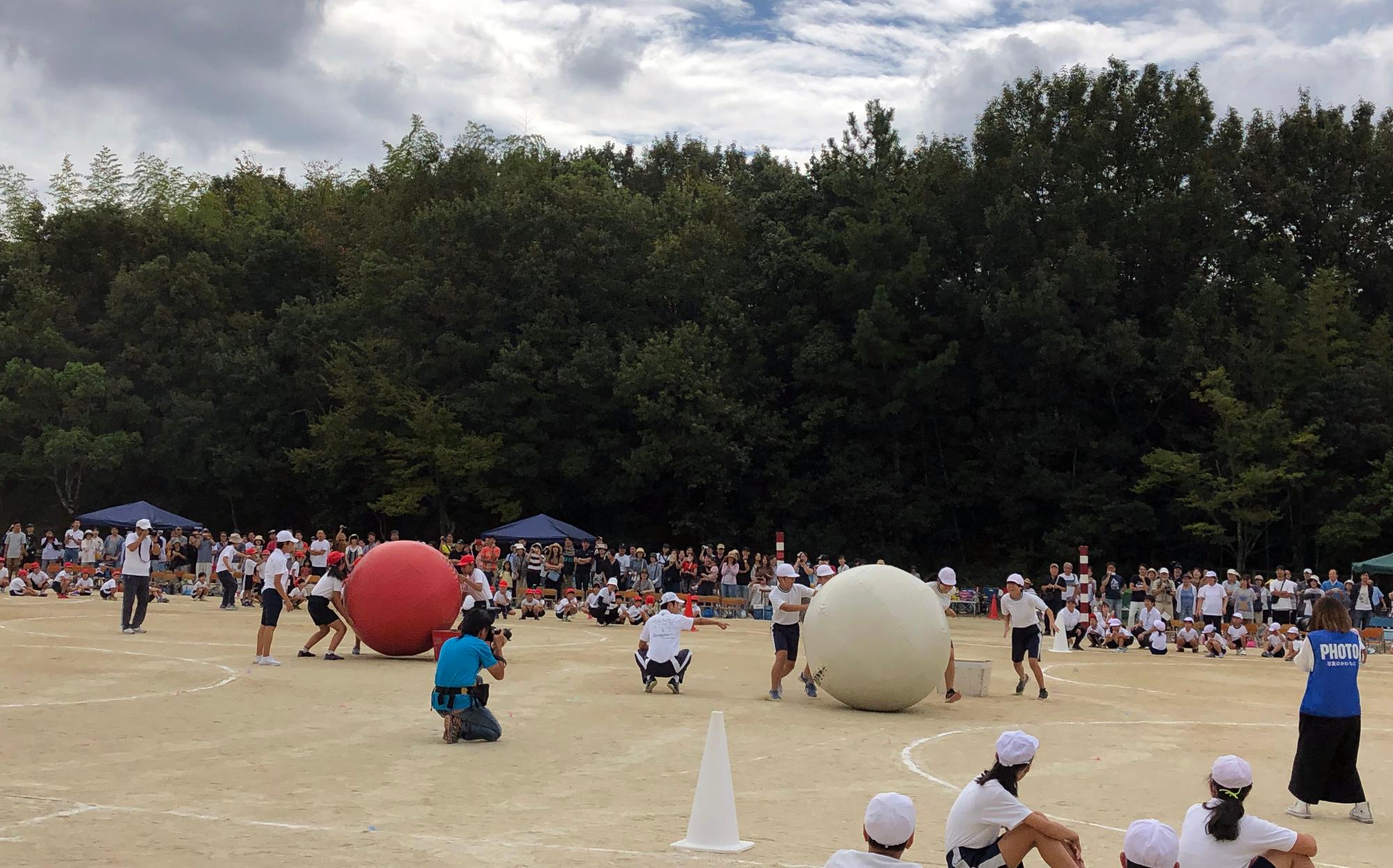 相野山小学校運動会の様子