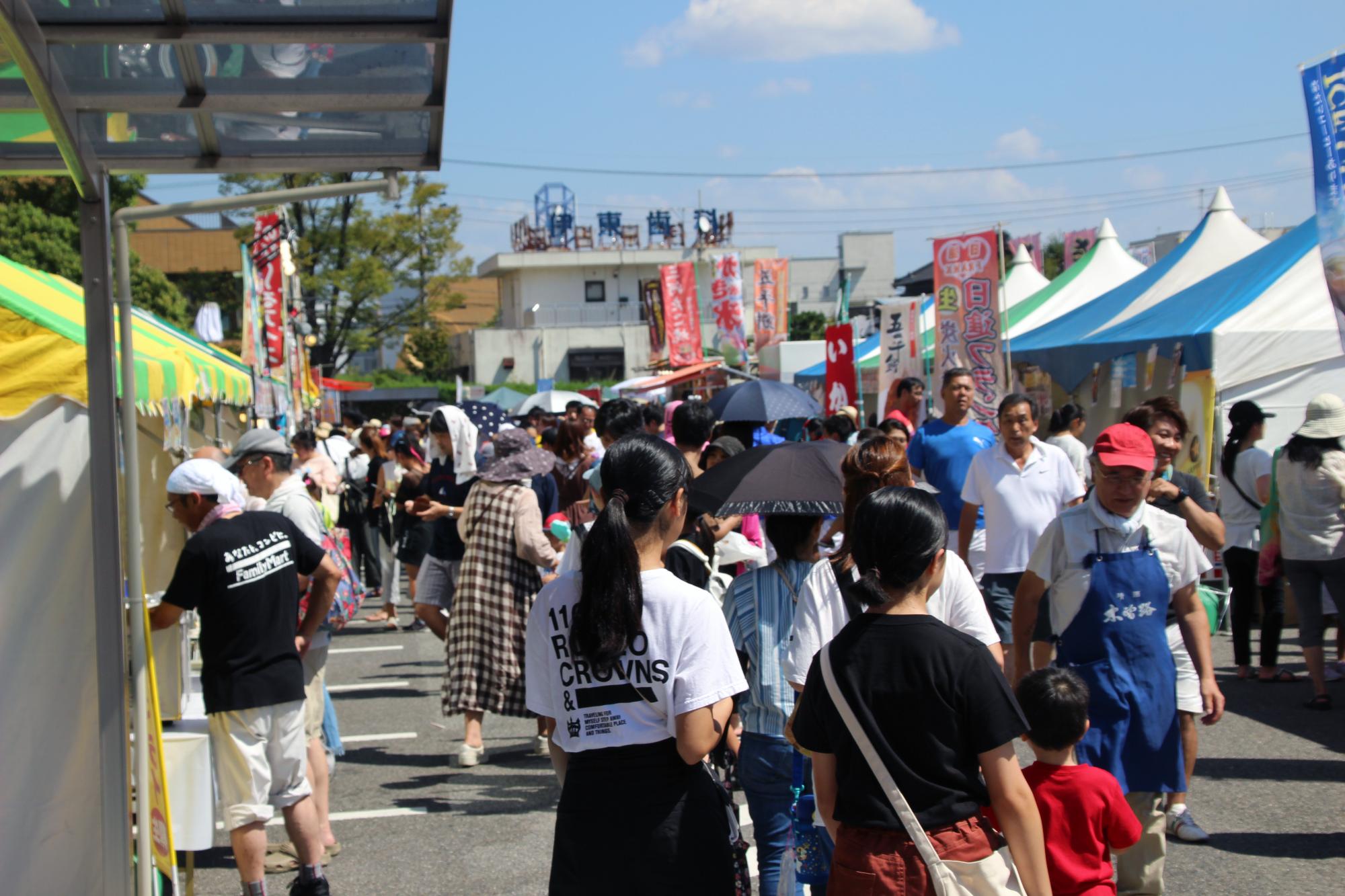 市民まつり会場の様子