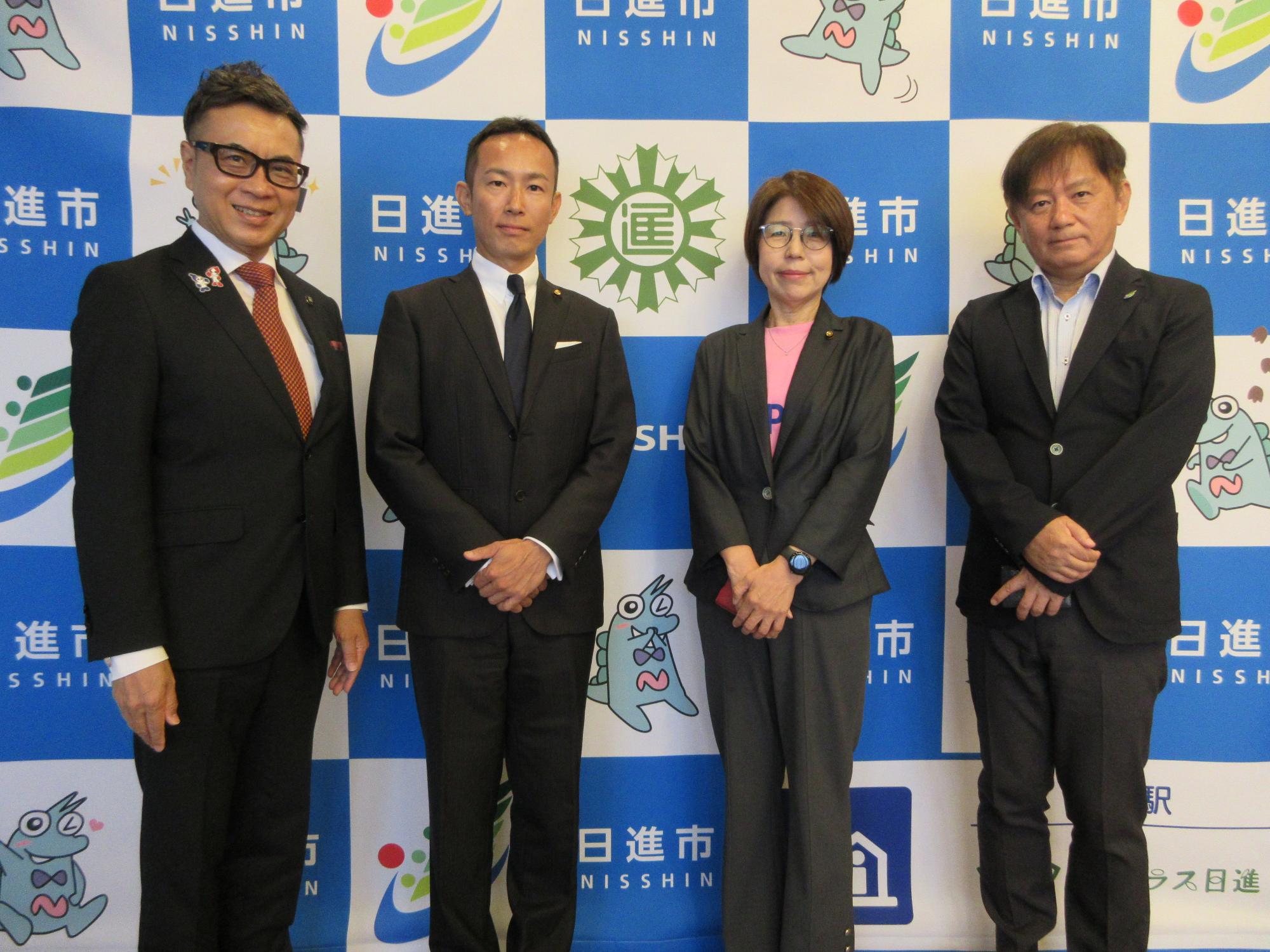20260601_日進市議会の正副議長が就任挨拶に来訪