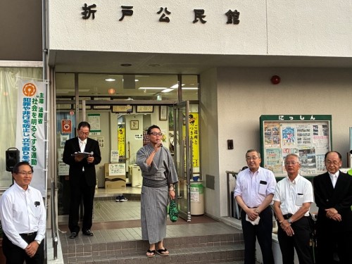 20260726_開式時に挨拶をする近藤市長