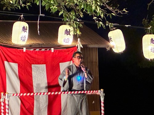 20260726_会場で挨拶をする近藤市長