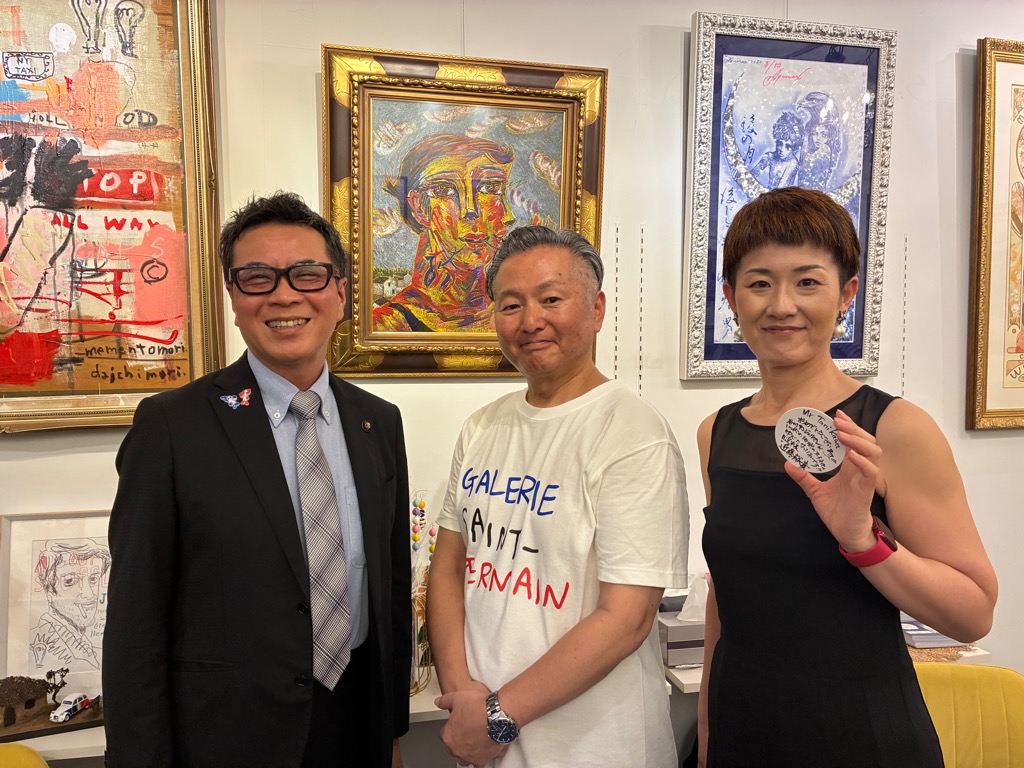 20260806_近藤市長と谷川シンイチ代表ギャラリストら