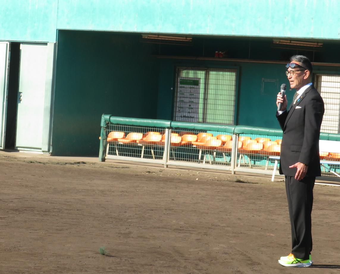 教育長挨拶の様子