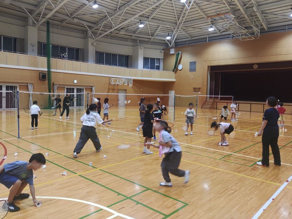 10月3日バドミントン活動の写真2