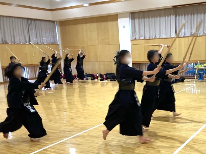 1月17日剣道クラブ活動の様子1