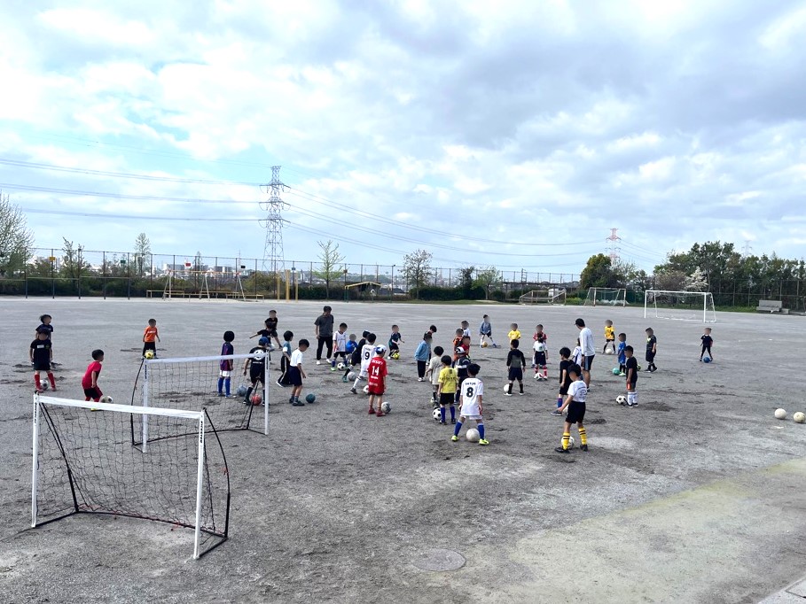 サッカークラブ活動の様子