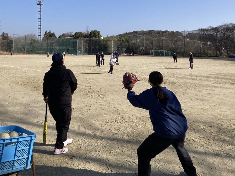 1月17日ソフトボールクラブ活動の様子2