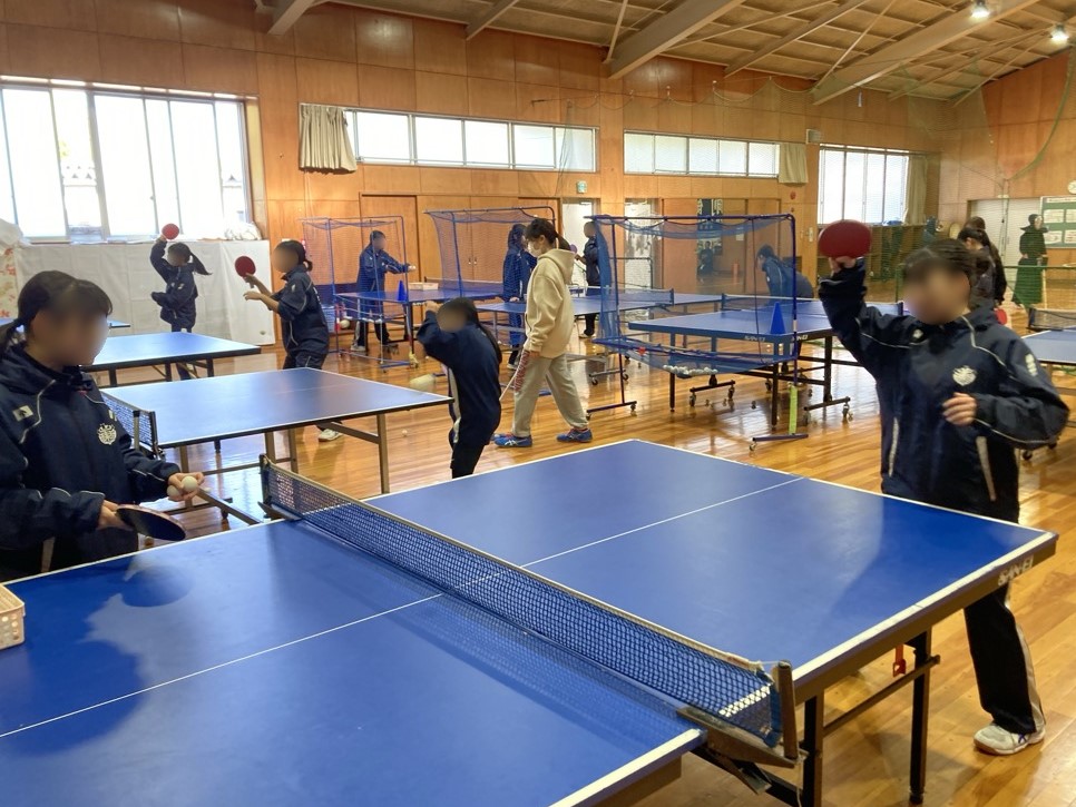 1月17日卓球クラブ活動の様子2