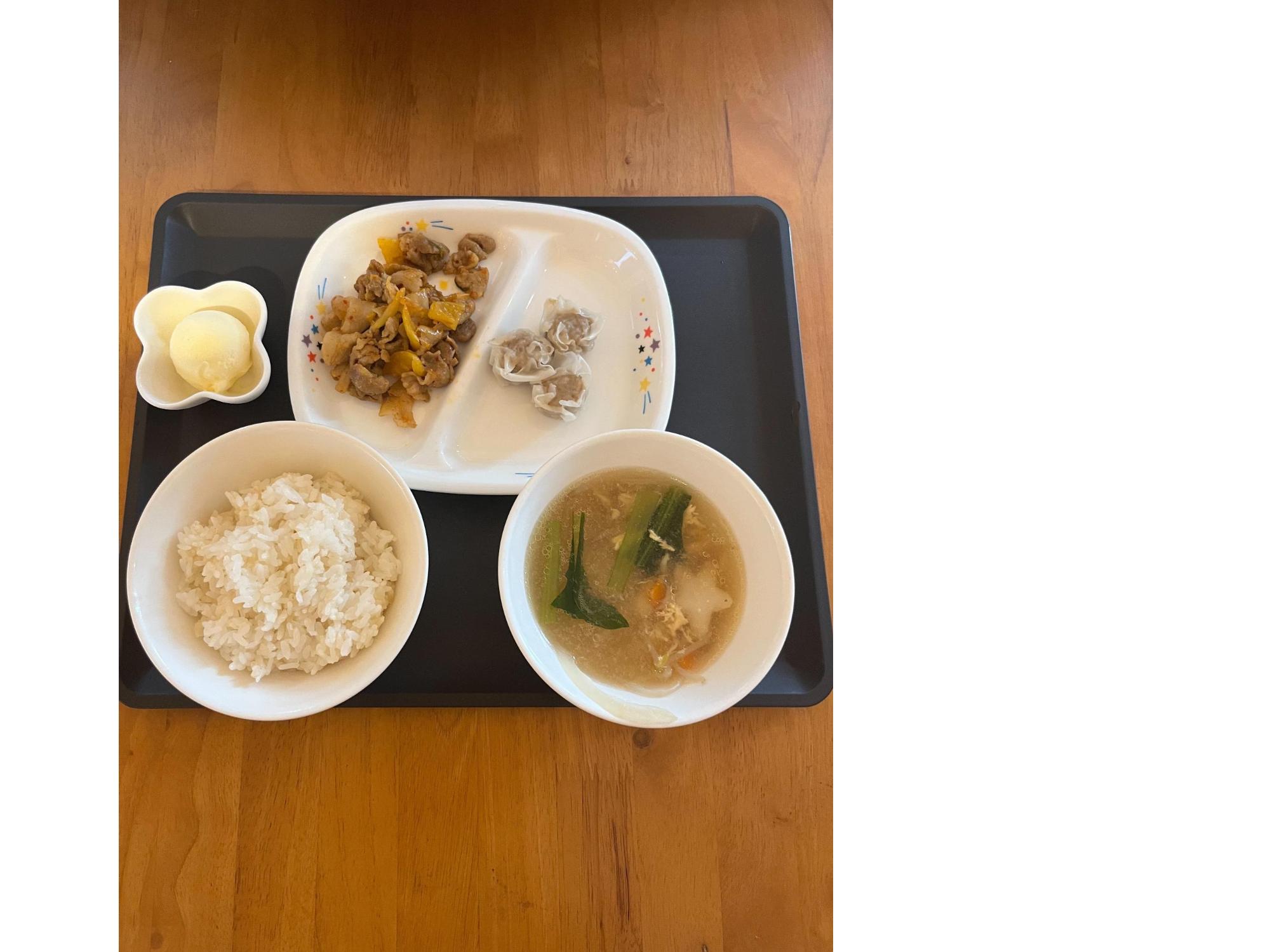 カフェヴァンベールで食べる給食【日進市産キムタクごはんなど】