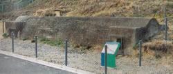赤池町北山にある日進変電所・防空壕の写真