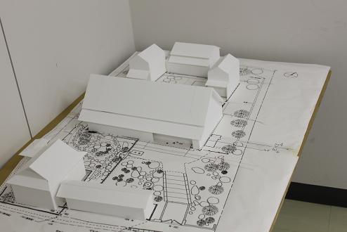 旧市川家住宅の模型写真