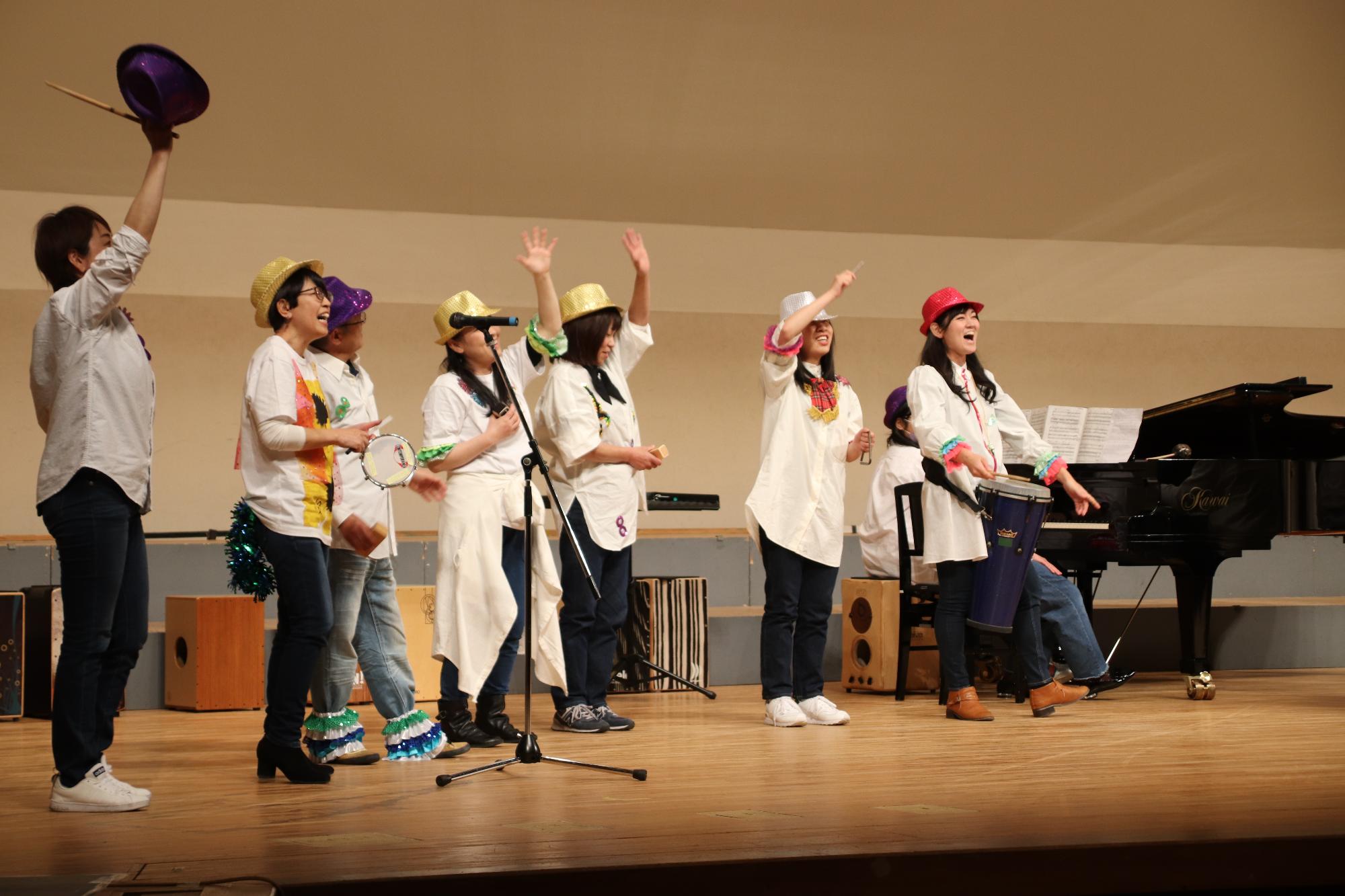 団体演奏の様子
