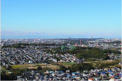 写真：日進市の全景